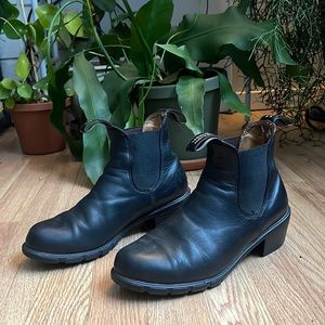 Blundstone Black Heeled Boots